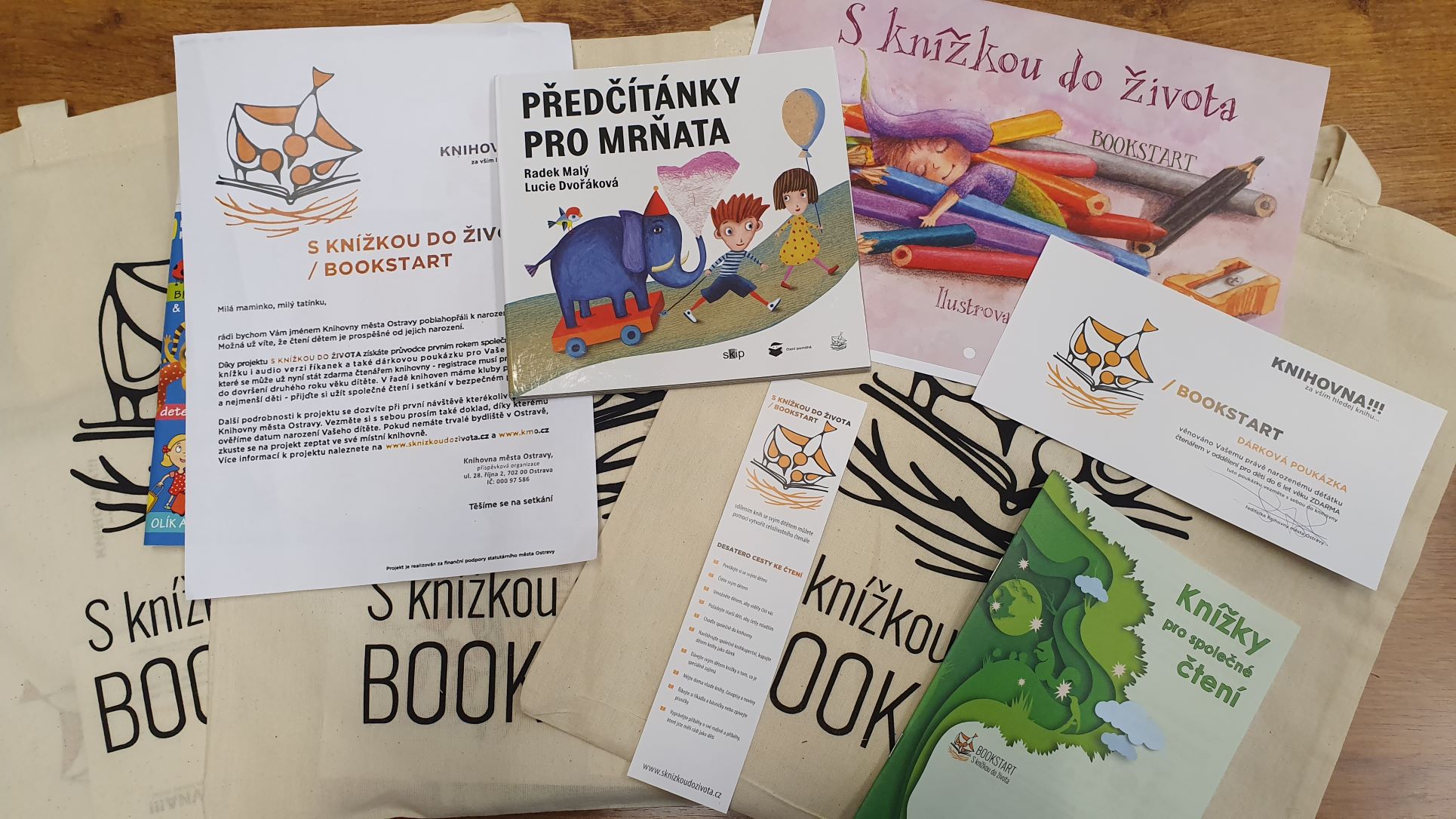 Projekt „S knížkou do života" vede děti ke čtení už od útlého věku. Foto: MMO